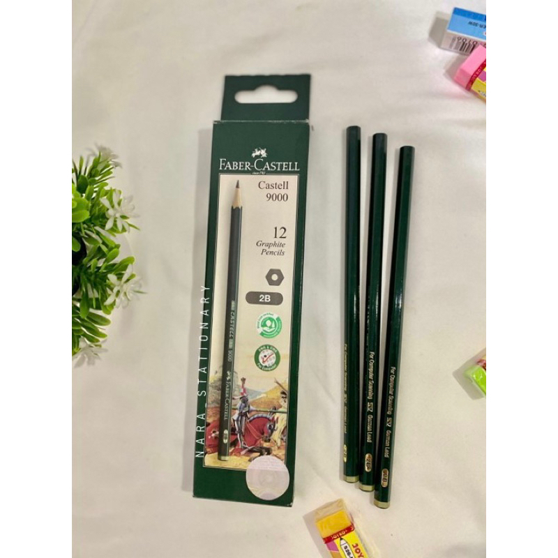 

Pensil 2B Faber-Castell 9000 / pensil 2B Faber Castell termurah