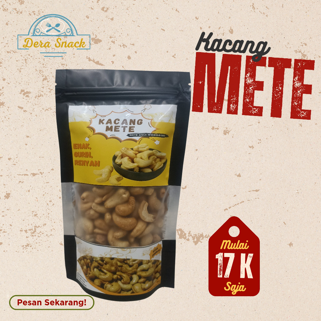 

Kacang Mete Goreng Premium Asli Wonogiri 150g