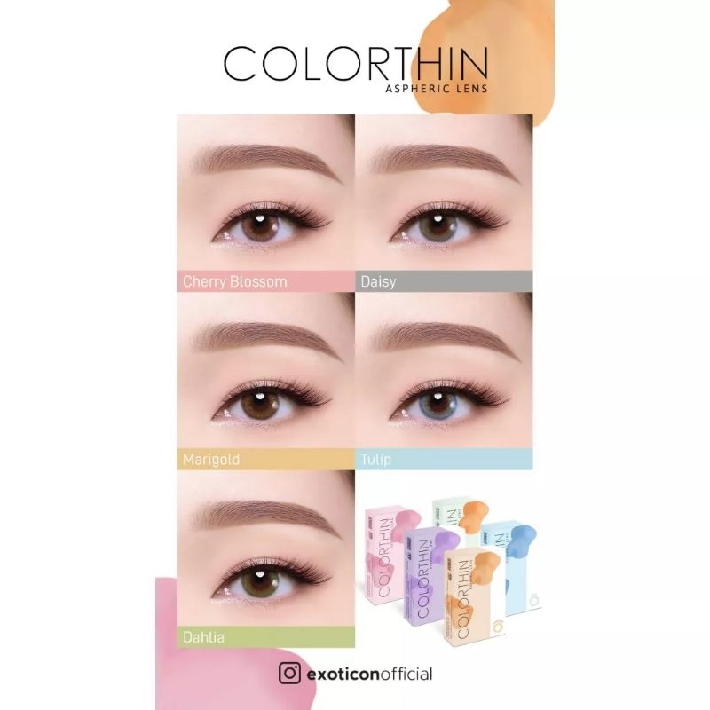 Softlens COLORTHIN by exoticon