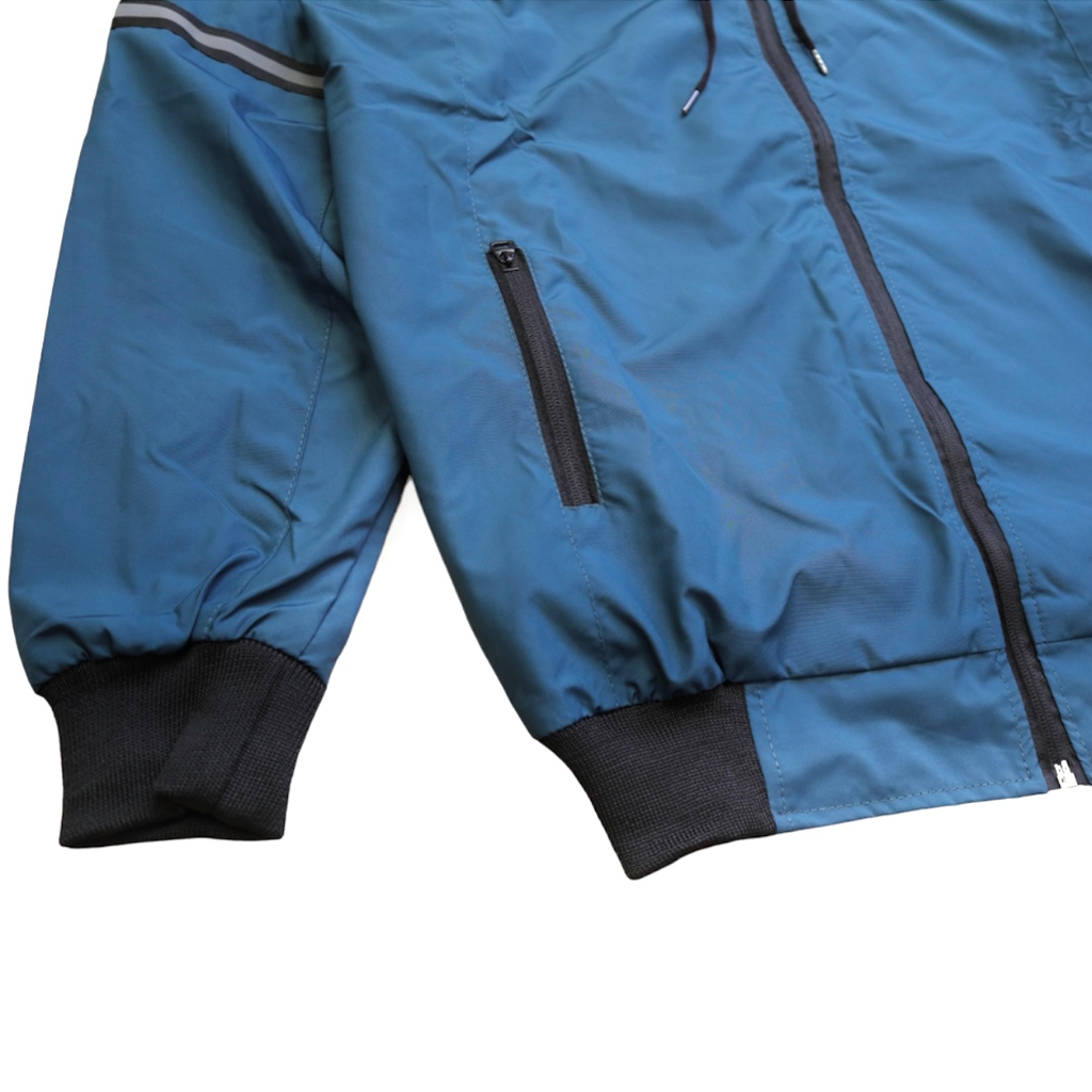 Jaket parasut pria taslan JN premium scootlite polos simpel brotherdo