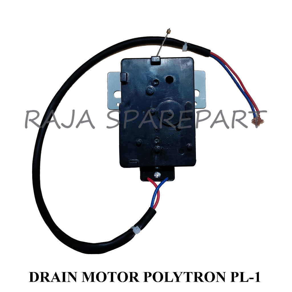 Motor Drain / Retractor PL-1 Mesin Cuci Polytron (Hitam)