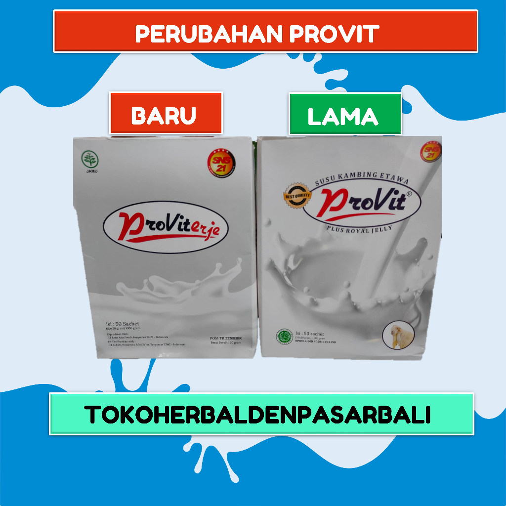 

Original Asli Susu Kambing etawa PROVIT plus royal jelly Denpasar Bali