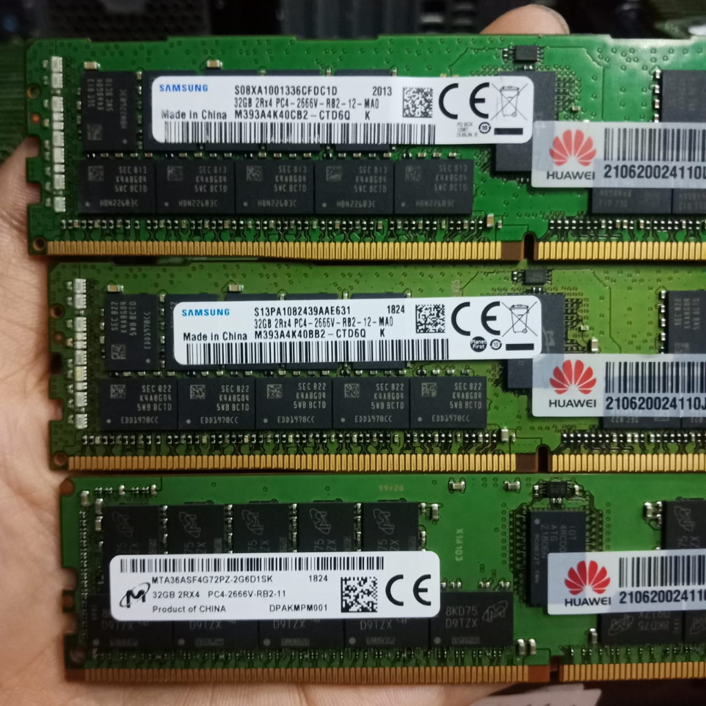 memory ram server ecc 32gb ddr4 PC4-2666V Ecc register Rdimm original like new