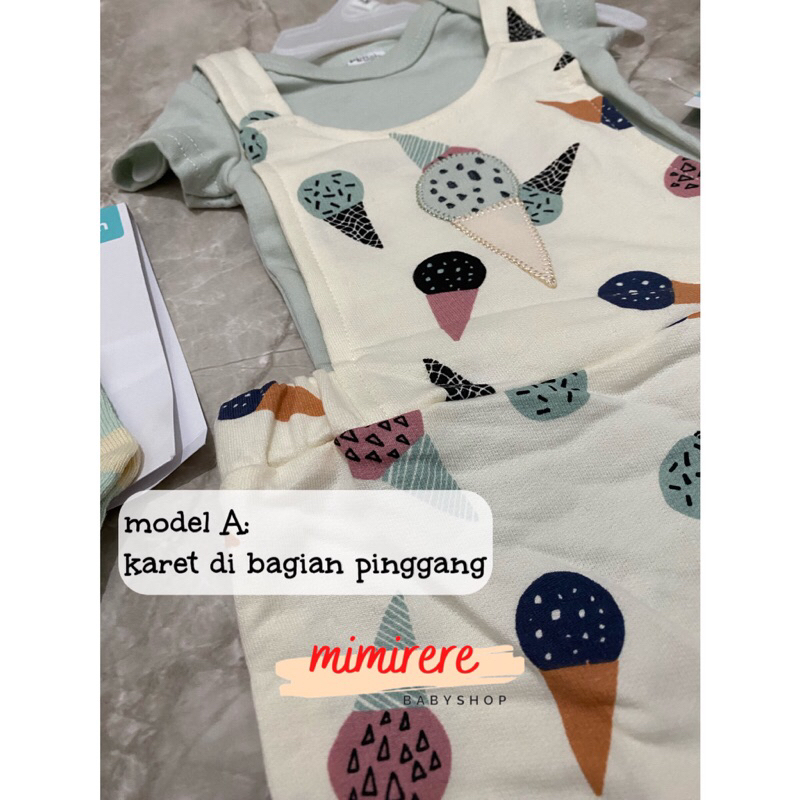 PL Baby Overall Boy Girl | Baju Monyet Bayi | Baju Gantung Bayi