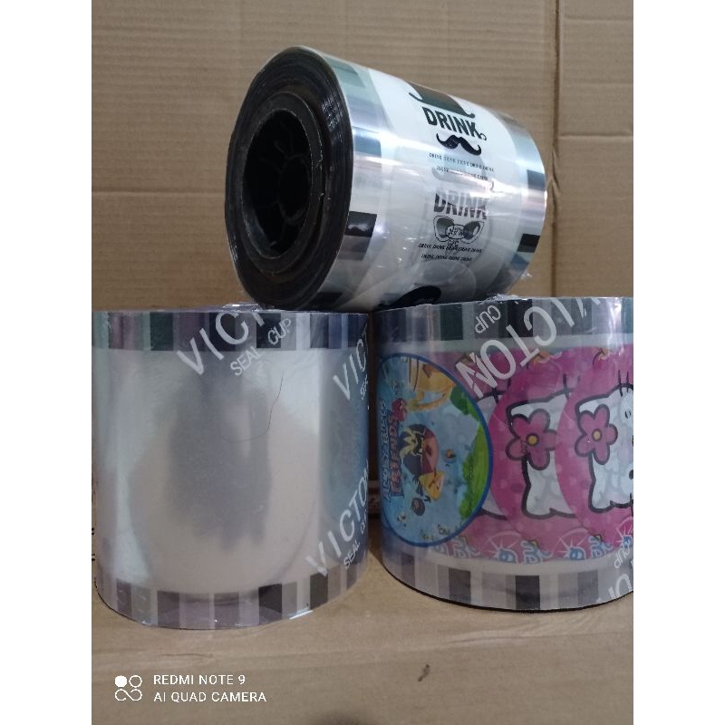 Plastik Lid , Cup Sealer , Tutup Plastik Roll Isi 1200 Cup