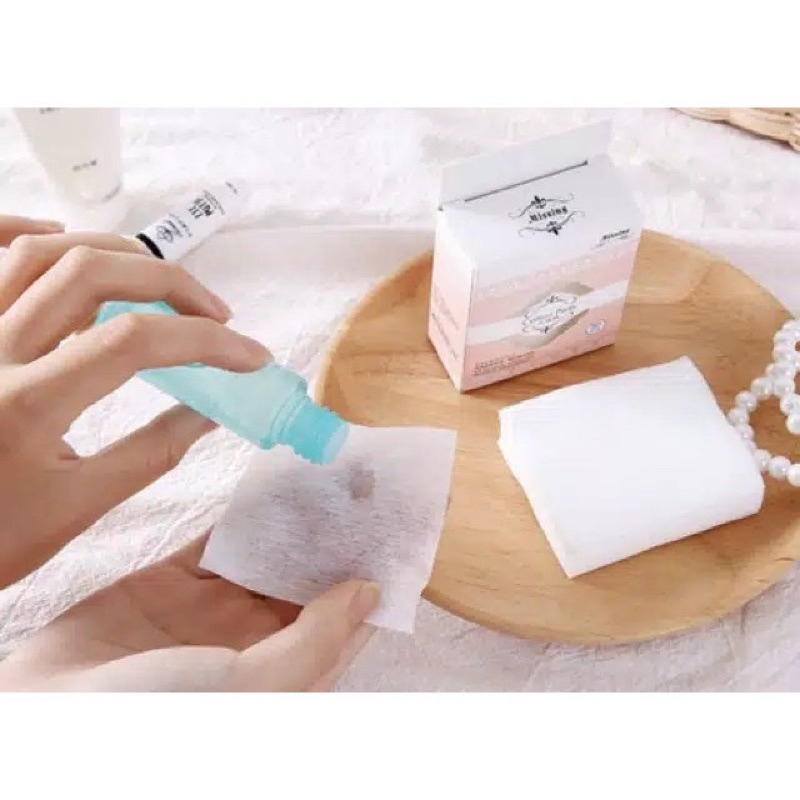 AF-014 Kapas Toner Facial Cotton Pads 40 Lembar / Kapas Tipis Make Up / Kapas Toner