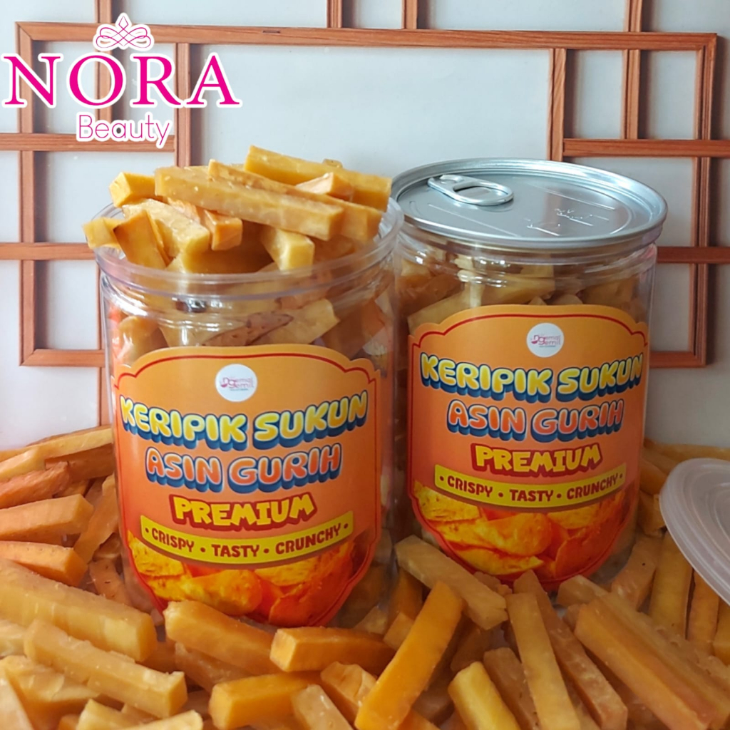 

Cemilan Keripik Sukun Asin Gurih Kemasan CAN Premium //murah