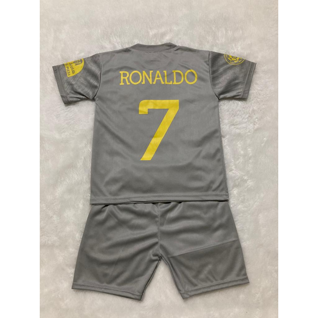 setelan baju bola anak al nasser ronaldo/baju bola anak termurah/baju bola anak laki laki/jersey bola anak terbaru 2023-2024