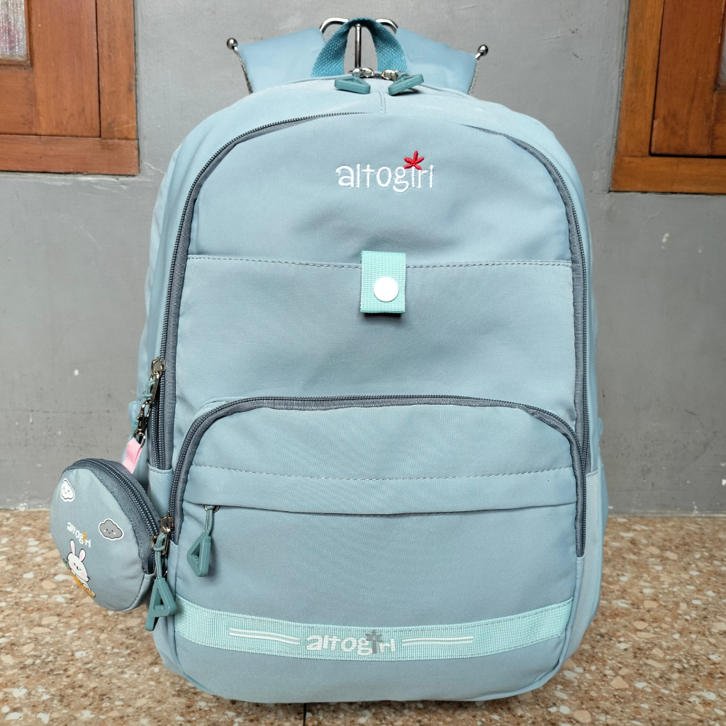 Tas Ransel Backpack Sekolah Anak Perempuan Alto Girl Original Cloudy Bunny