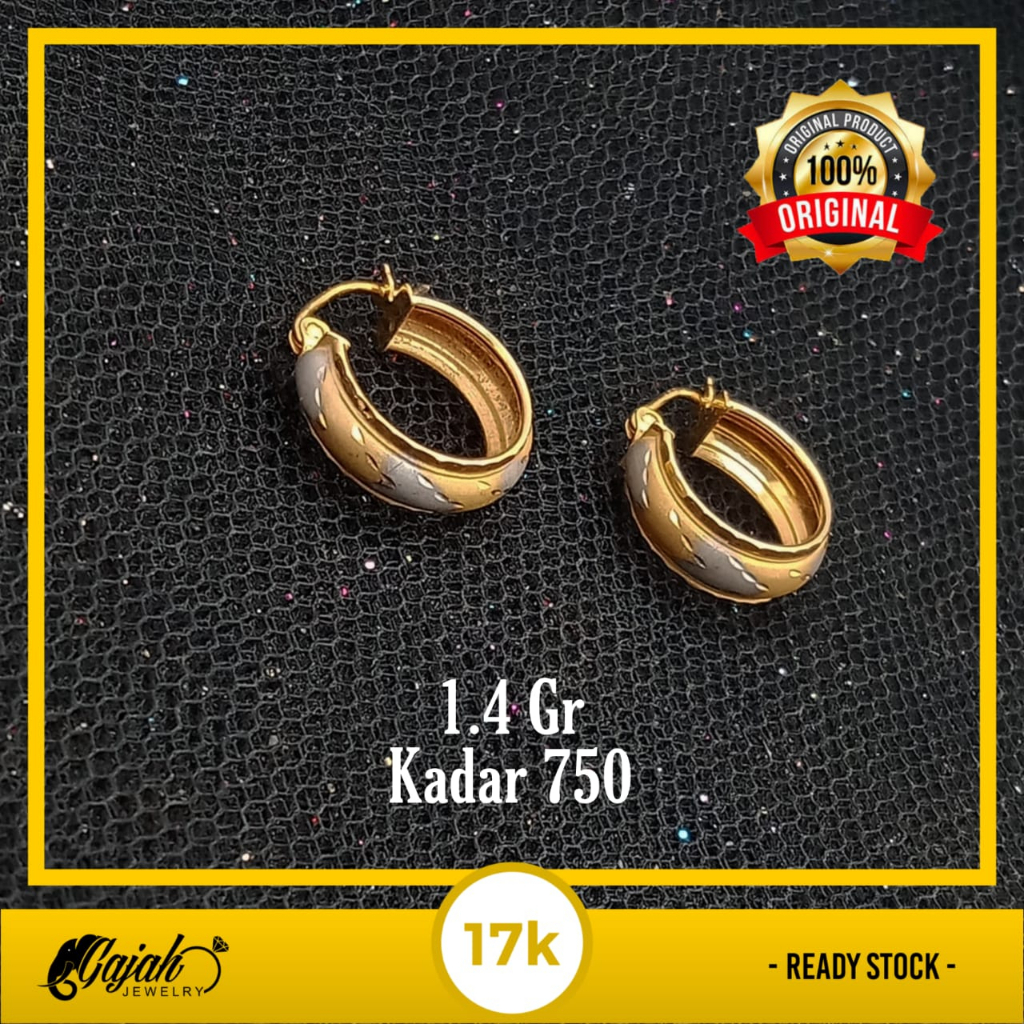 Anting Emas 17K - 1.4 Gr Kadar 750 - 5169