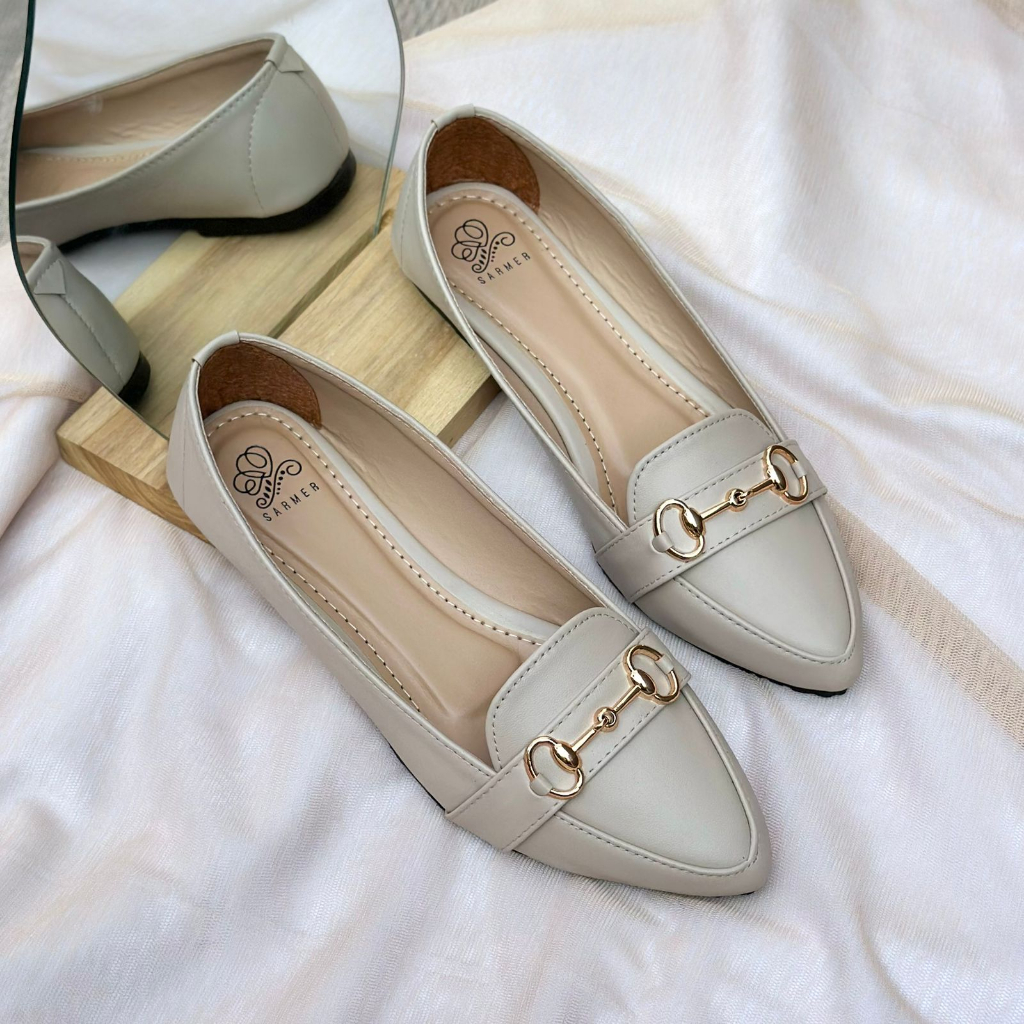SARMER - ANETTA FLATSHOES CREAM