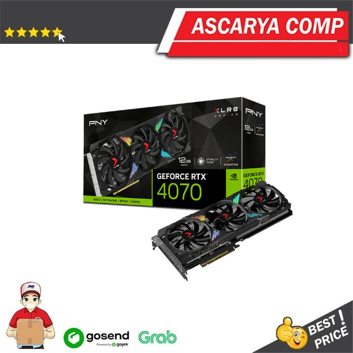 PNY GEFORCE RTX 4070 12GB VERTO Triple Fan ARGB VGA