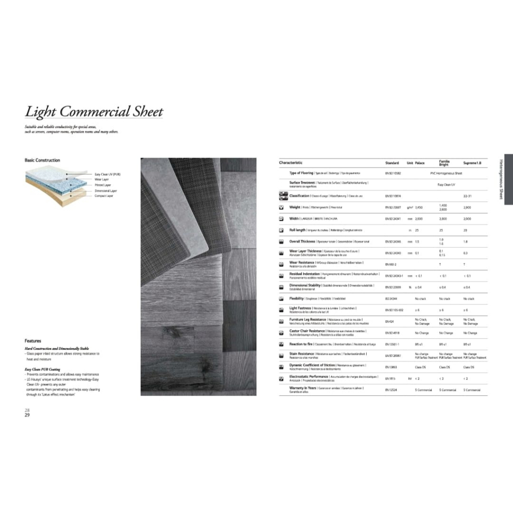 LG Bright vinyl roll