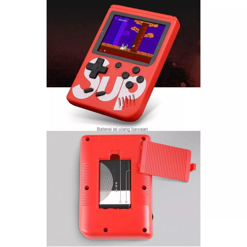 Batre Game Boy Mini Baterai Game Retro Batre Game Sup 400 in 1 Batre Game Boy anak Anak
