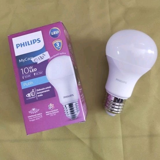 Lampu Led philips 10 watt/Bohlam philips 10 watt