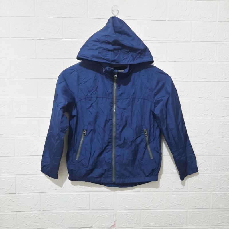 Jaket Hoodie Parasut Anak GAP Navy