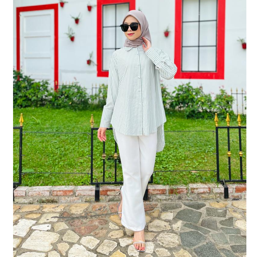 Radwah - Shabir Top Stripe - Atasan Wanita