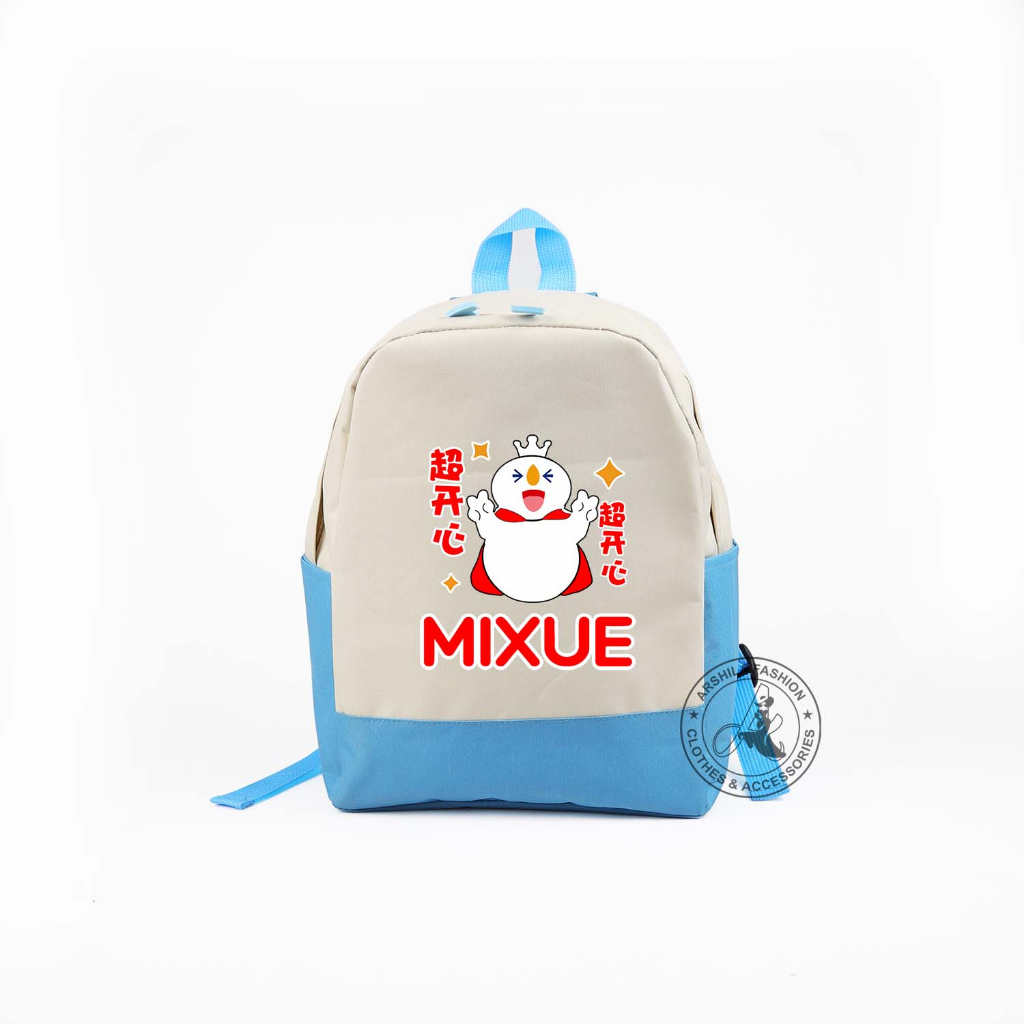 Tas Anak Laki-laki dan Perempuan Ransel Motif Mixue TK Dan SD TASMIX05