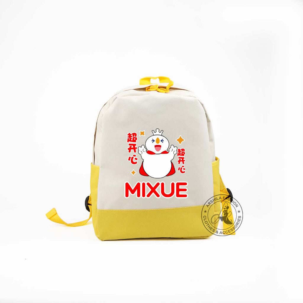 Tas Anak Laki-laki dan Perempuan Ransel Motif Mixue TK Dan SD TASMIX05