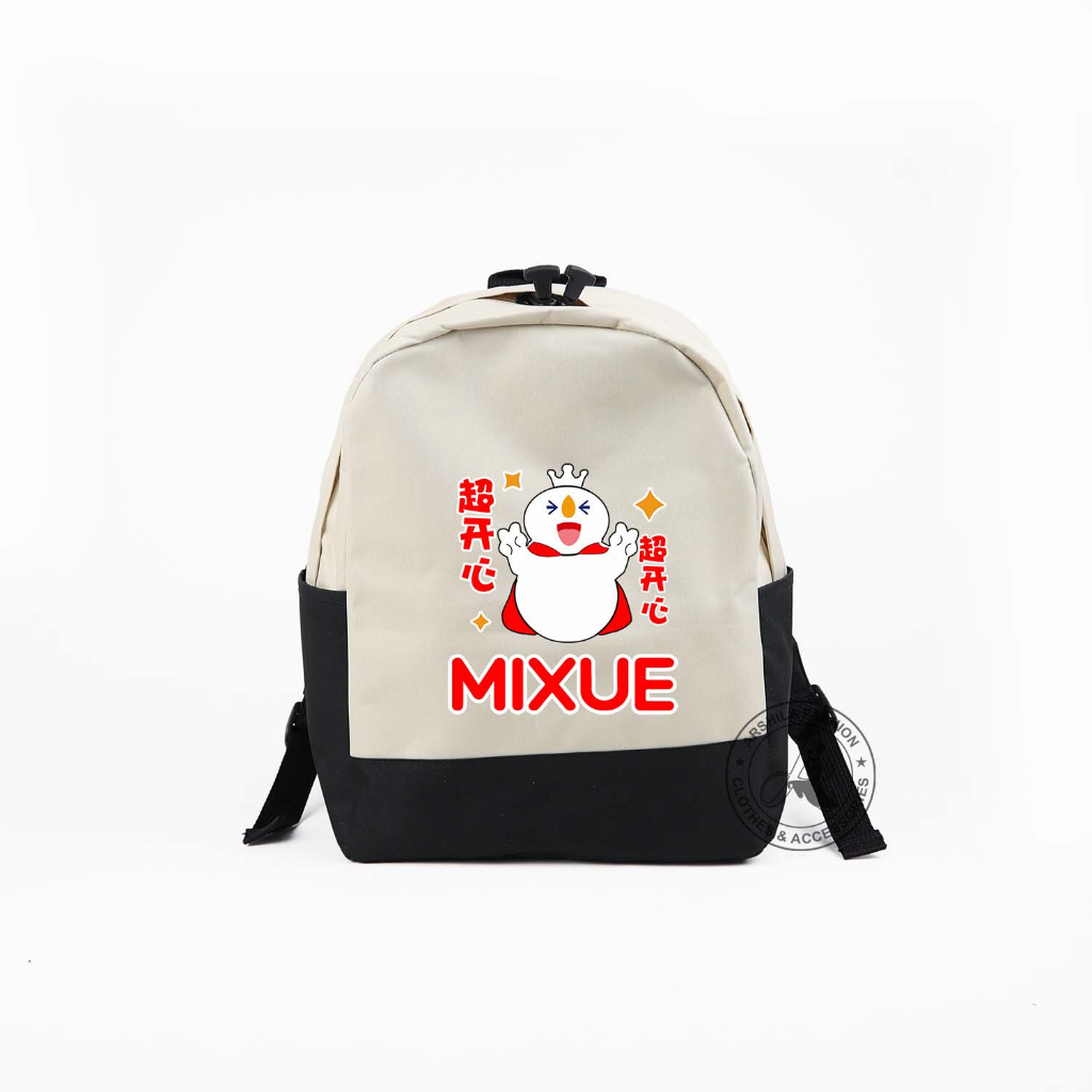 Tas Anak Laki-laki dan Perempuan Ransel Motif Mixue TK Dan SD TASMIX05