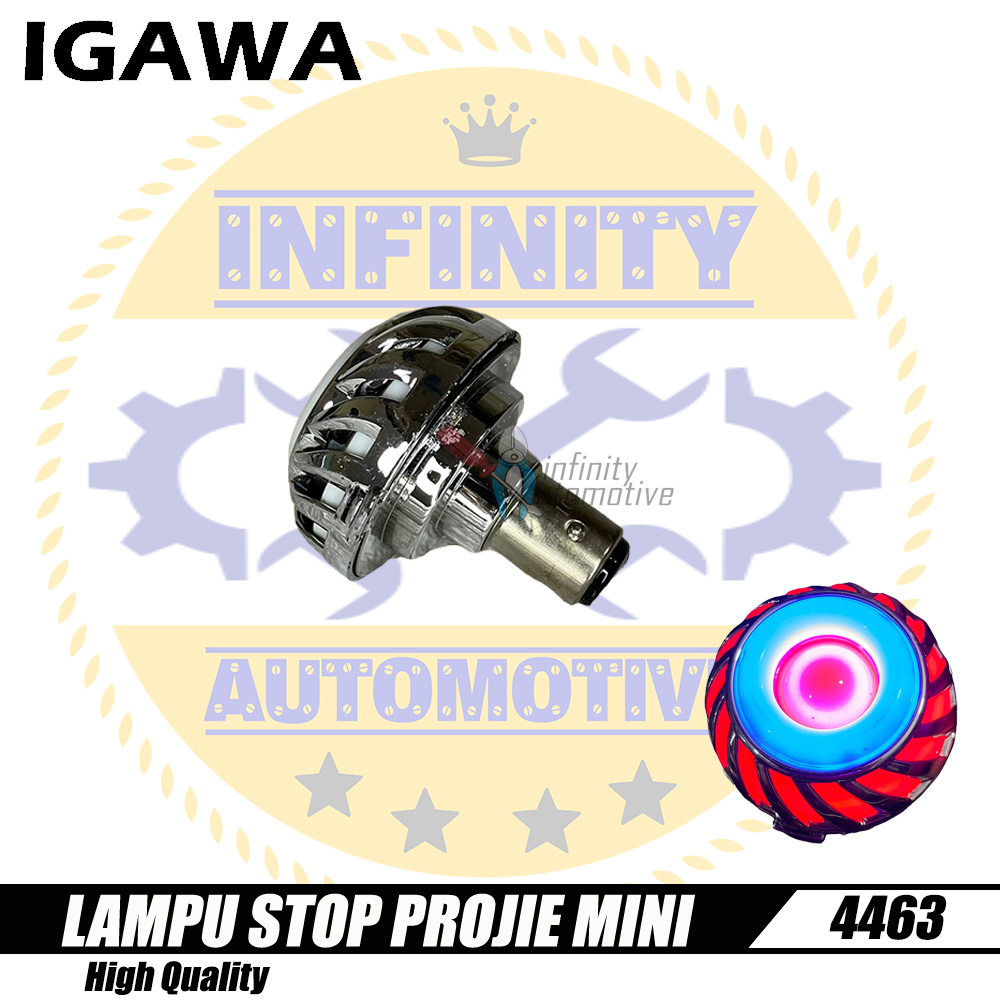 Lampu Stop Belakang Proji LED Lampu Rem Projie Igawa Flash Running