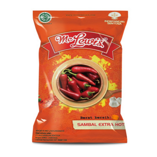 Mc Lewis Chilli Extra Hot 500Gr