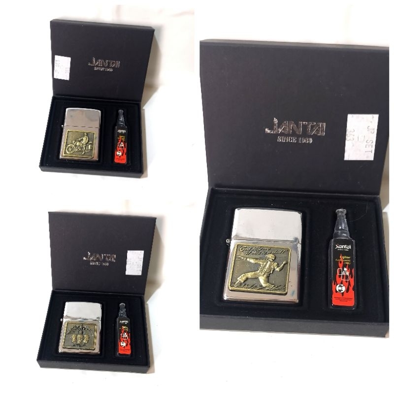 korek antik jp set mancis sumbu