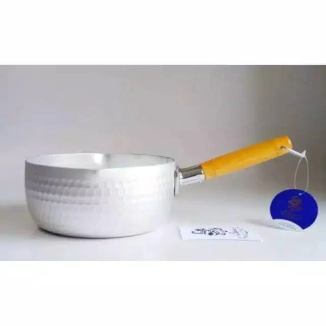 PANCI MASAK SUSU MIE STAINLESS GAGANG KAYU SATU MILK PAN BIMA YUKIHIRA