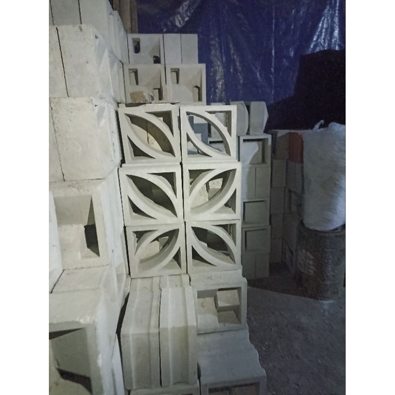 Roster beton motif  Bunga