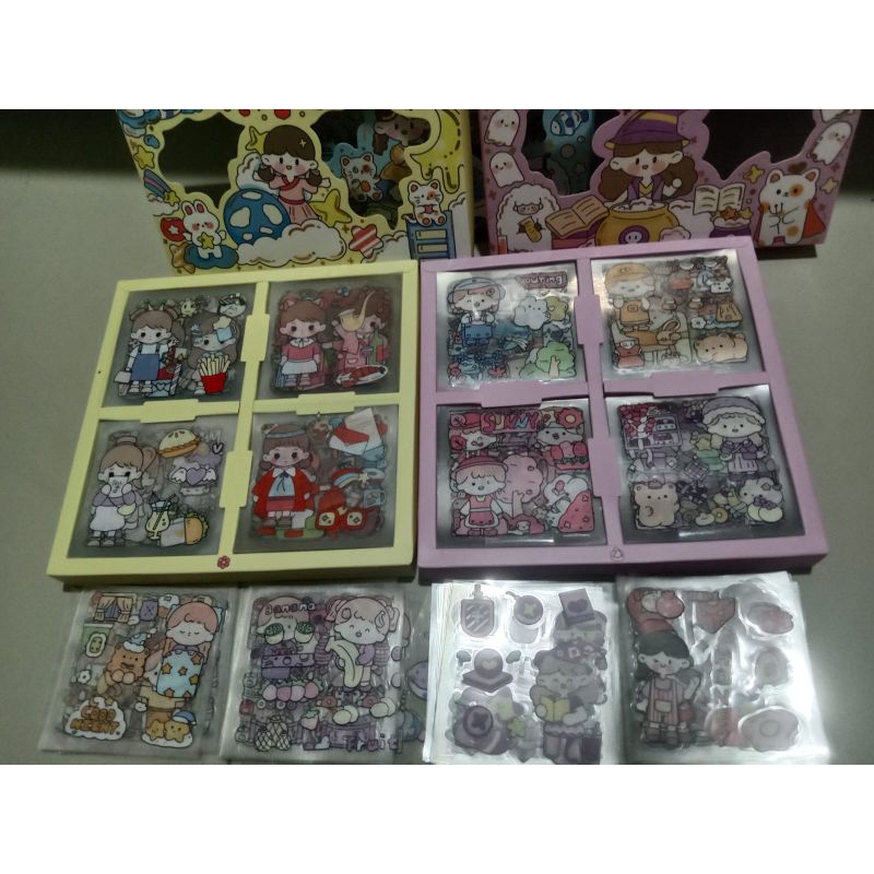

stiker 2D waterproof 25 lembar (random)