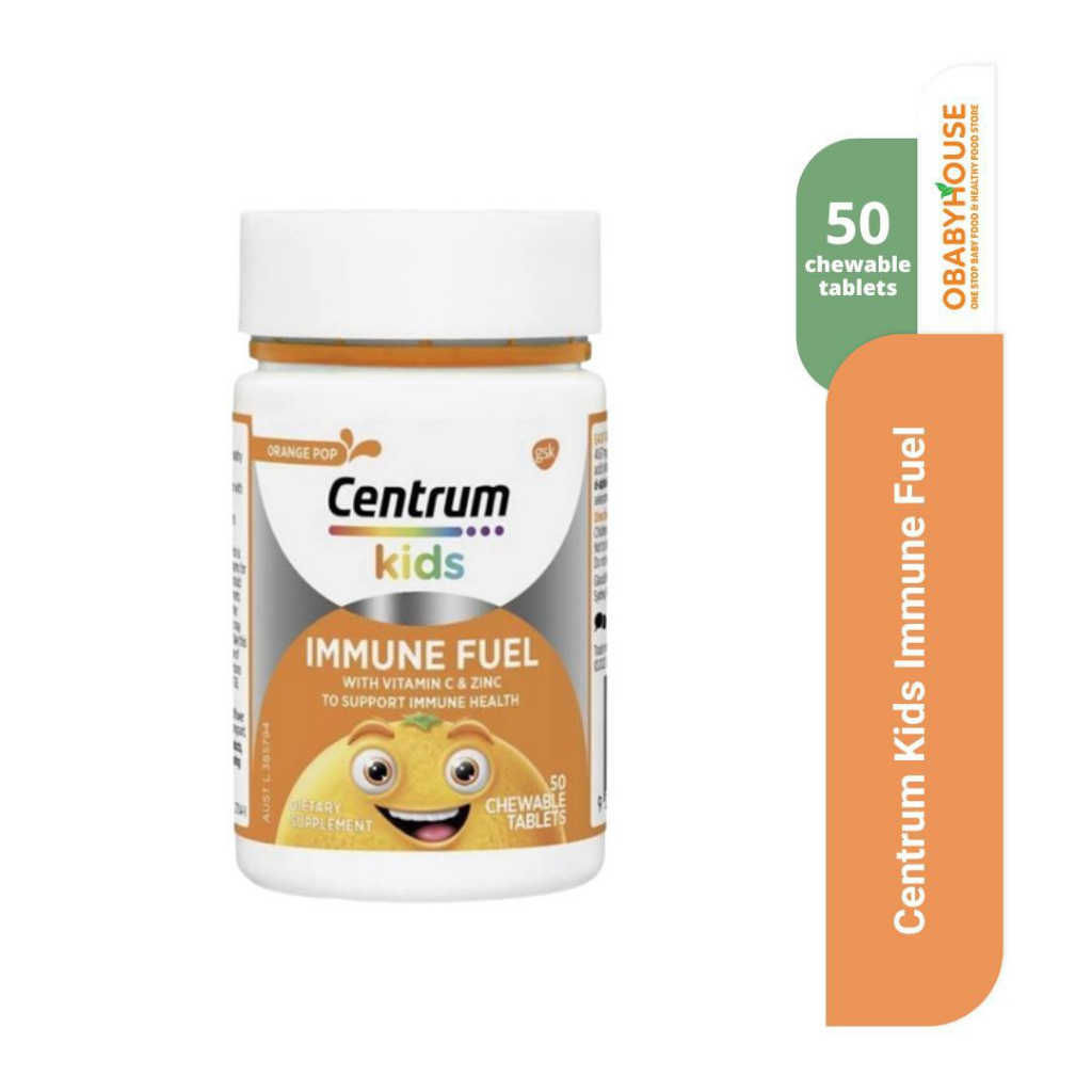 Centrum Kids Multivitamin 50 Chewable Tablets - Immune Fuel