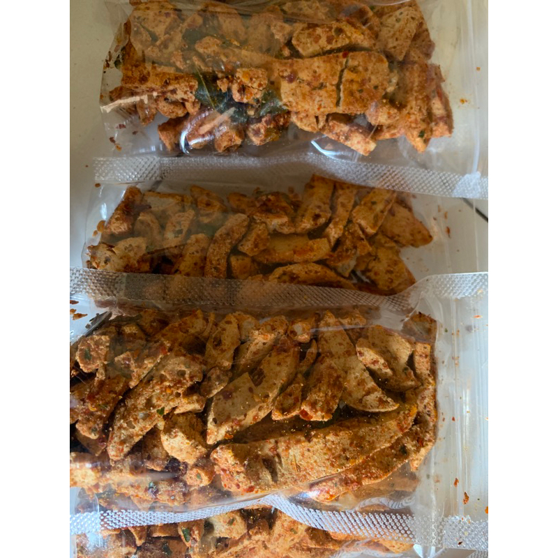 

Basreng pedas daun jeruk
