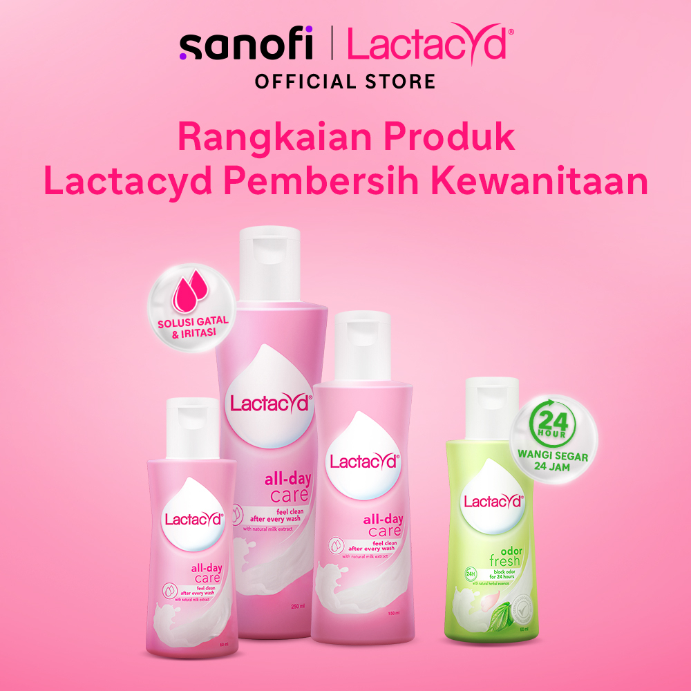 [Buy 2 FREE GIFT] Lactacyd All Day Care Feminine Wash 2x150mL - Pembersih Kewanitaan untuk Melindungi dari Gatal dan Iritasi + FREE GIFT