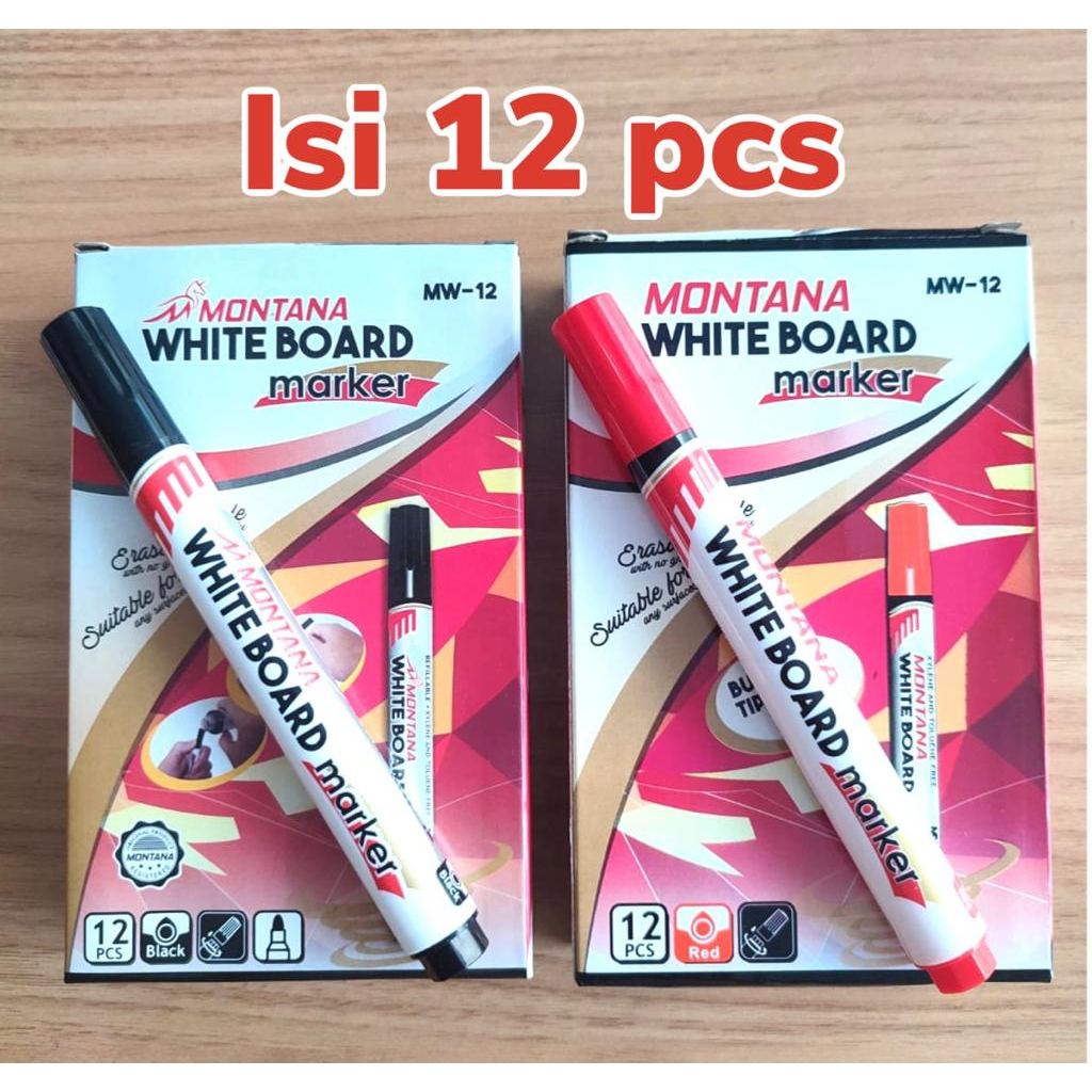 

SPIDOL WHITEBOARD isi 12 spidol Harga Dus