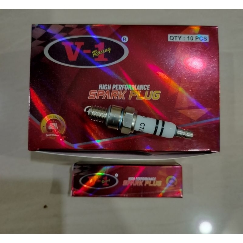 busi racing v1 c7hsa isi 10pcs  supra / grand / mio / mio smile