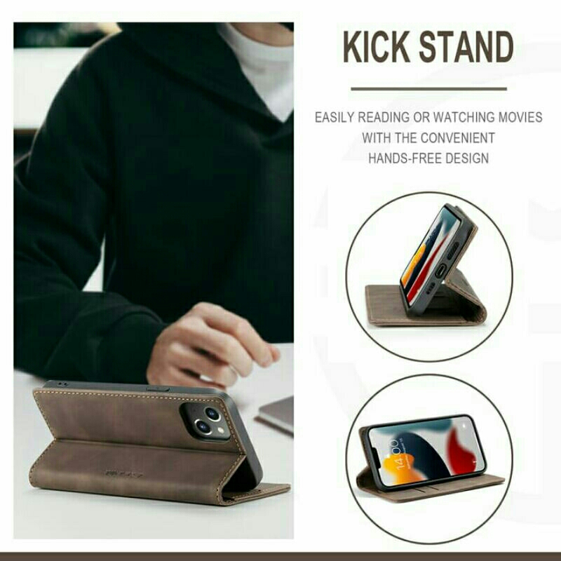 FLIP COVER PREMIUM DOMPET MAGNETIC SAMSUNG S22+ / S22ultra / S23 / A04