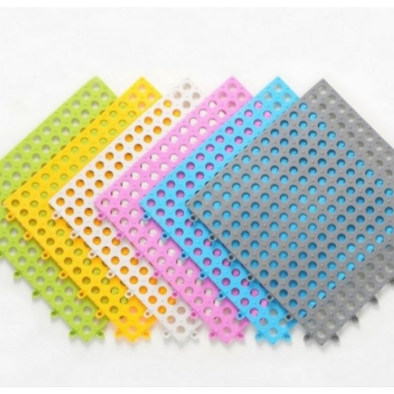 Karpet Kamar Mandi Anti Licin Uk 25cm x 25cm / Keset Lantai Anti Slip Dapur Mat Non Slip