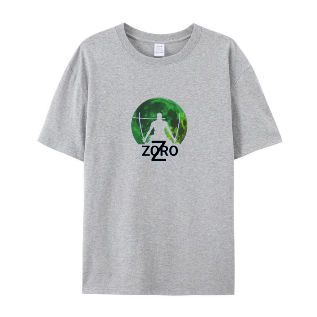 Kaos pria atasan dewasa polos kaos oblong pria kaos cowok lengan pendek zorro moon