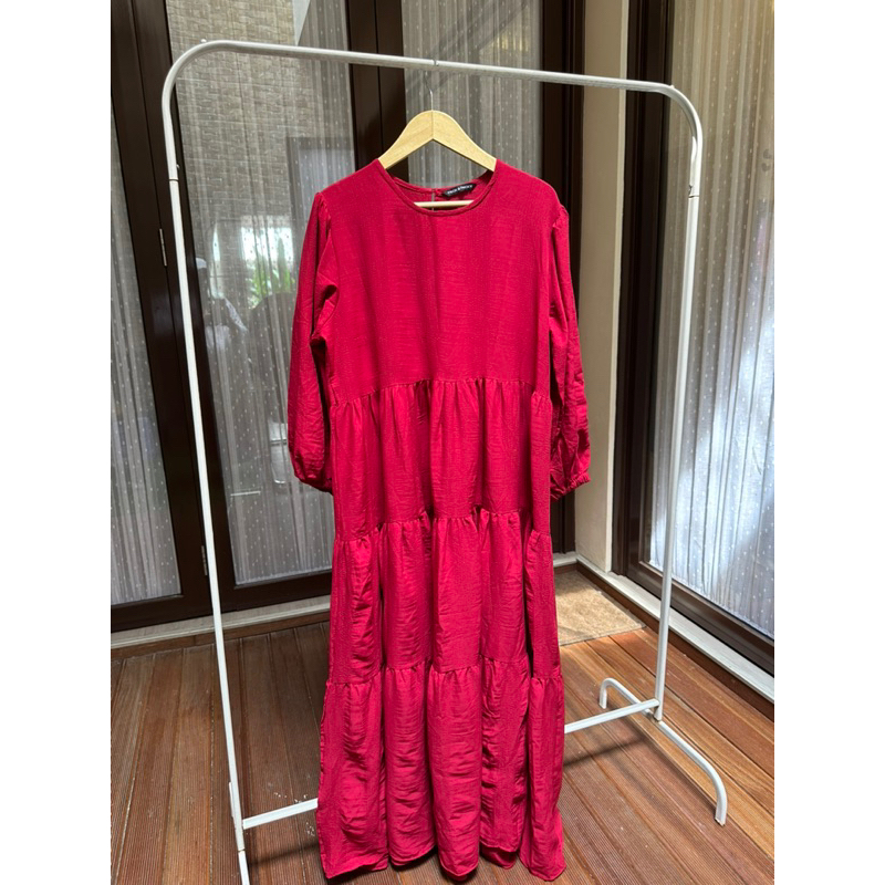 TRICK AND TRICKY DRESS MERAH