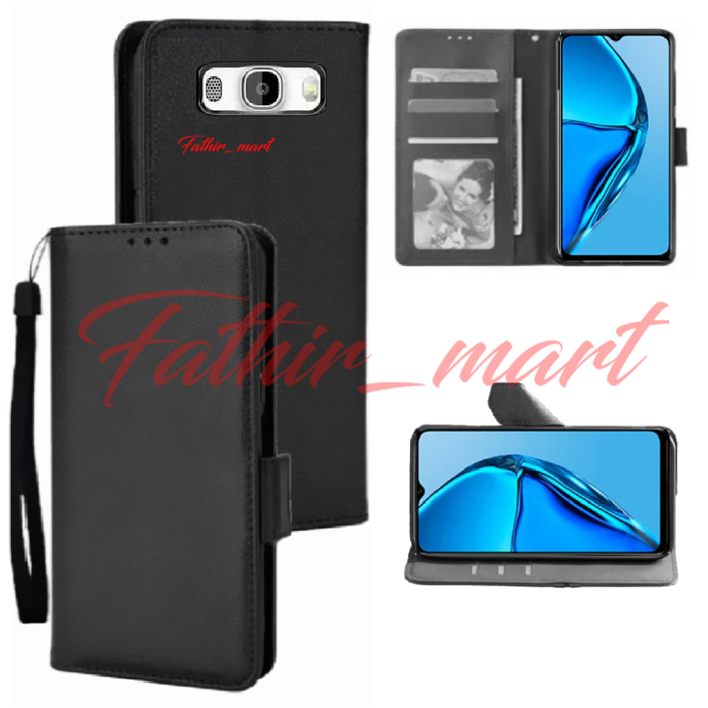 Case Dompet Hp SAMSUNG J710 / SAMSUNG J7 2016 Case Leather Flip case Cover Kulit Casing Dompet