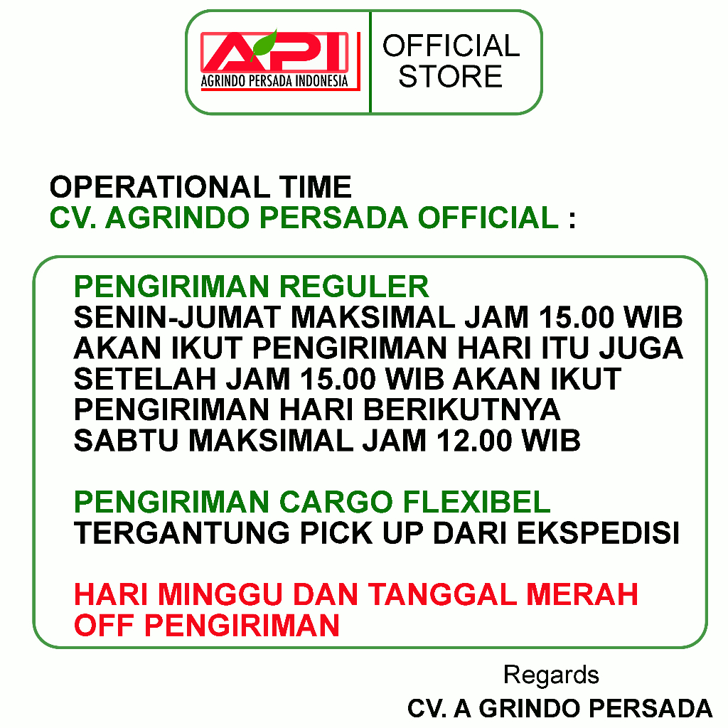 LINK REQUEST PESANAN KHUSUS AGRINDO PERSADA