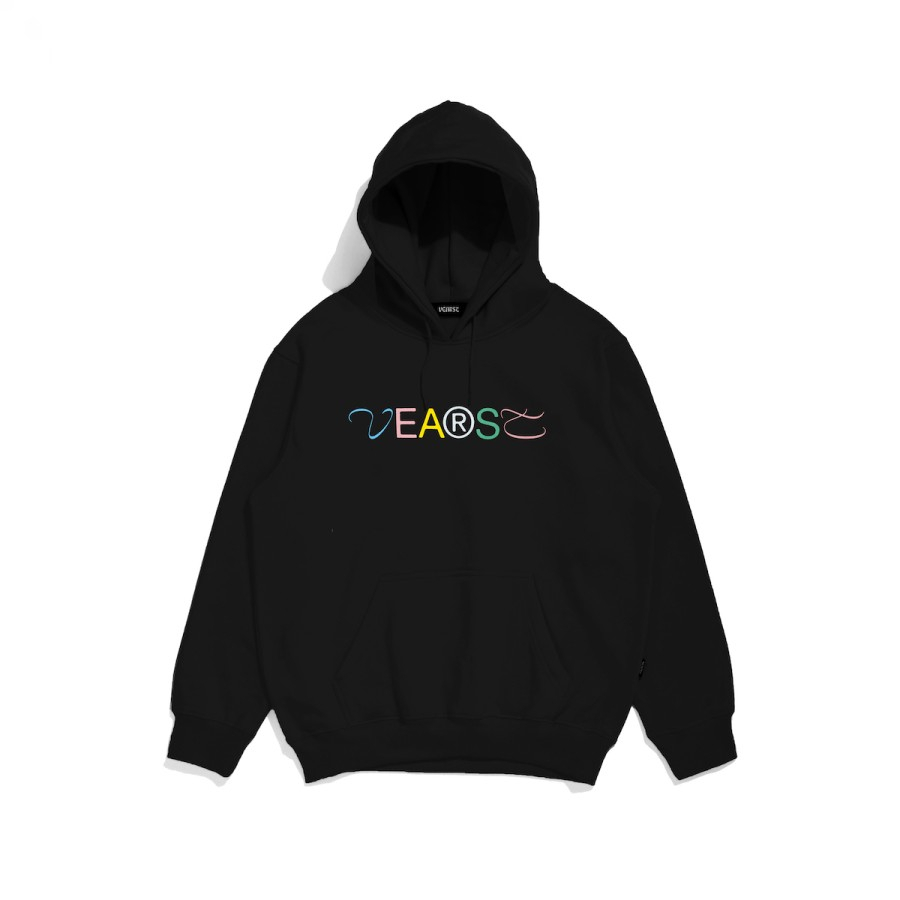 Vearst Pullover Hoodie Culvy Black