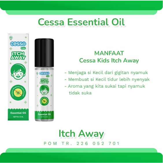 ORIGINAL CESSA SERIES BABY KIDS Essential Oil 8ml / Fever Drop Cough Flu Bugs Away Immune Booster / LEDIMART