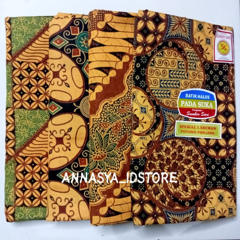 5 Pcs Kain Panjang Batik Padasuka/ Samping Kebat Jarik Melahirkan