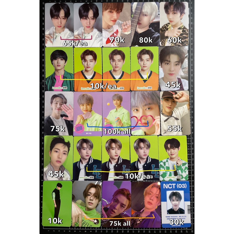 [ READY INA ] Official Photocard NCT DREAM NCT 127 WAYV LEMONILO