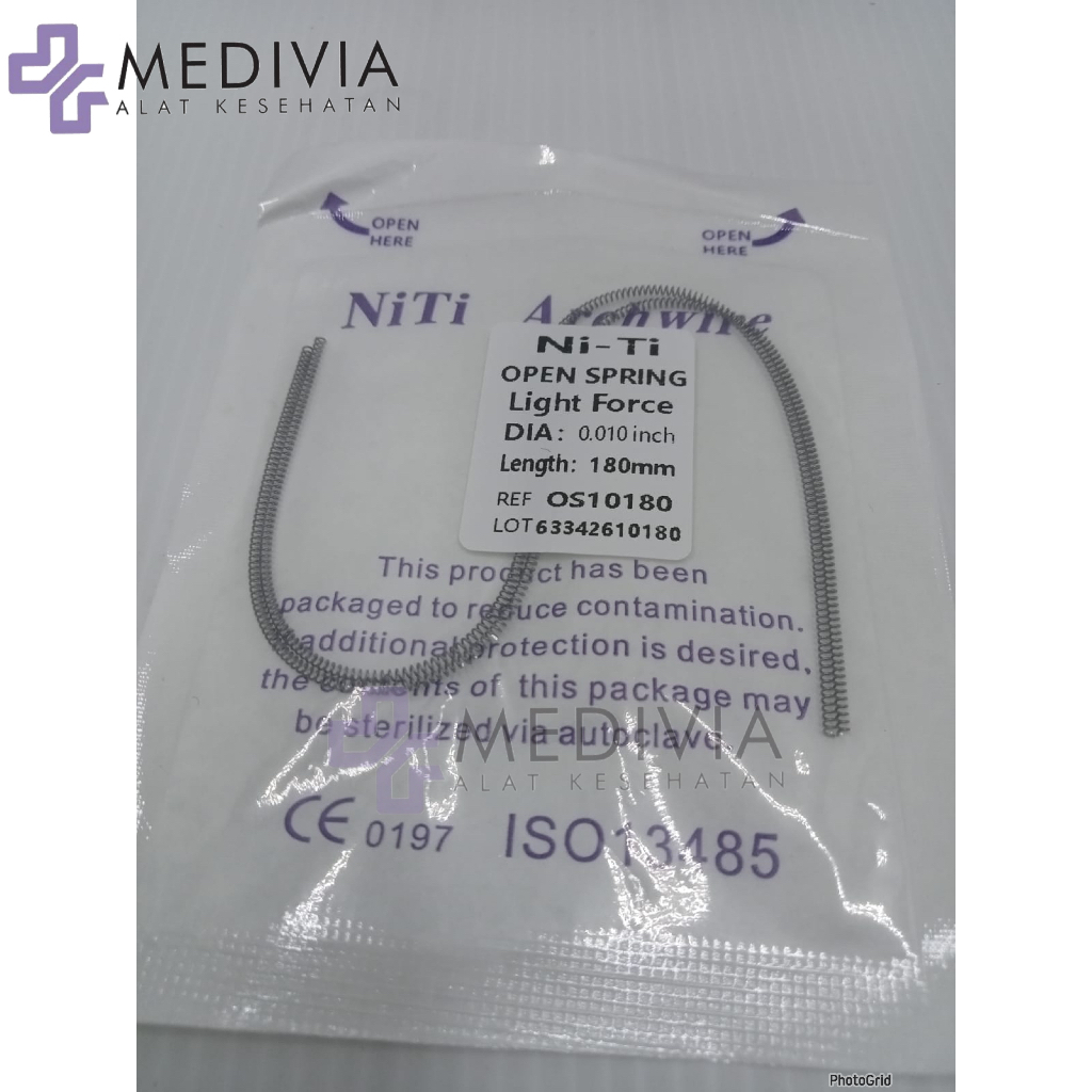 Niti open coil spring (OCS) Dental