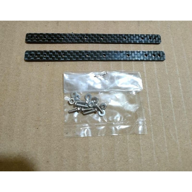 Rep Tamiya 15497 Frp HG Carbon Reinforcing Plate Set Stik HG 2mm