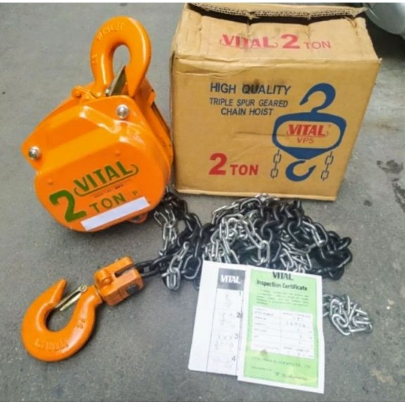 VITAL chain BLOCK 2 ton X 3 meter