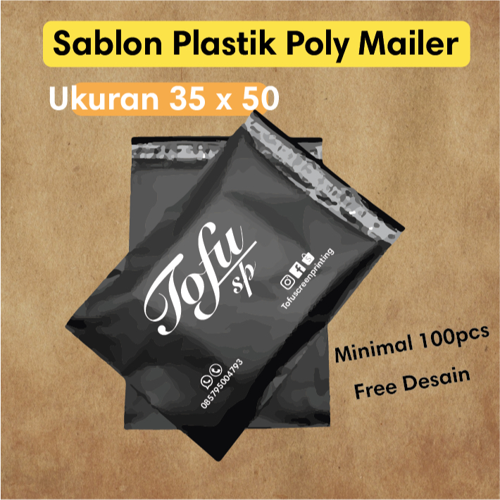 

Plastik Polymailer 35x50 plastik baju plastik packing