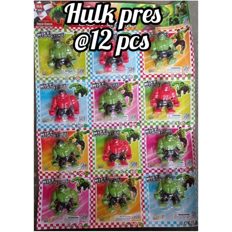 Mainan Robot Hulk 12pc